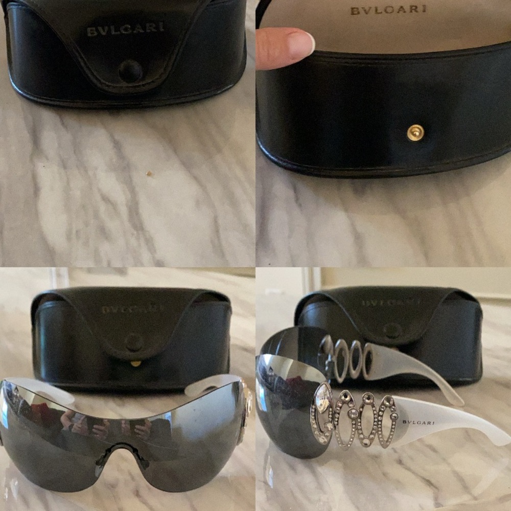 BVULGARI SUNGLASSES WITH SWAROVSKI CRYSTALS